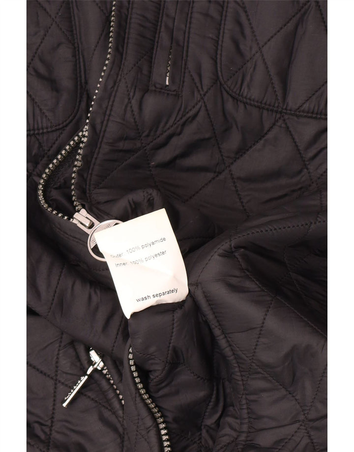 Женская стеганая куртка Barbour UK 12 средний черный полиамид