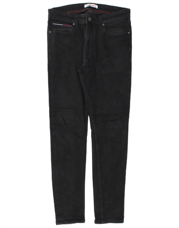 Мужские узкие джинсы Tommy Hilfiger W32 L32, черный хлопок