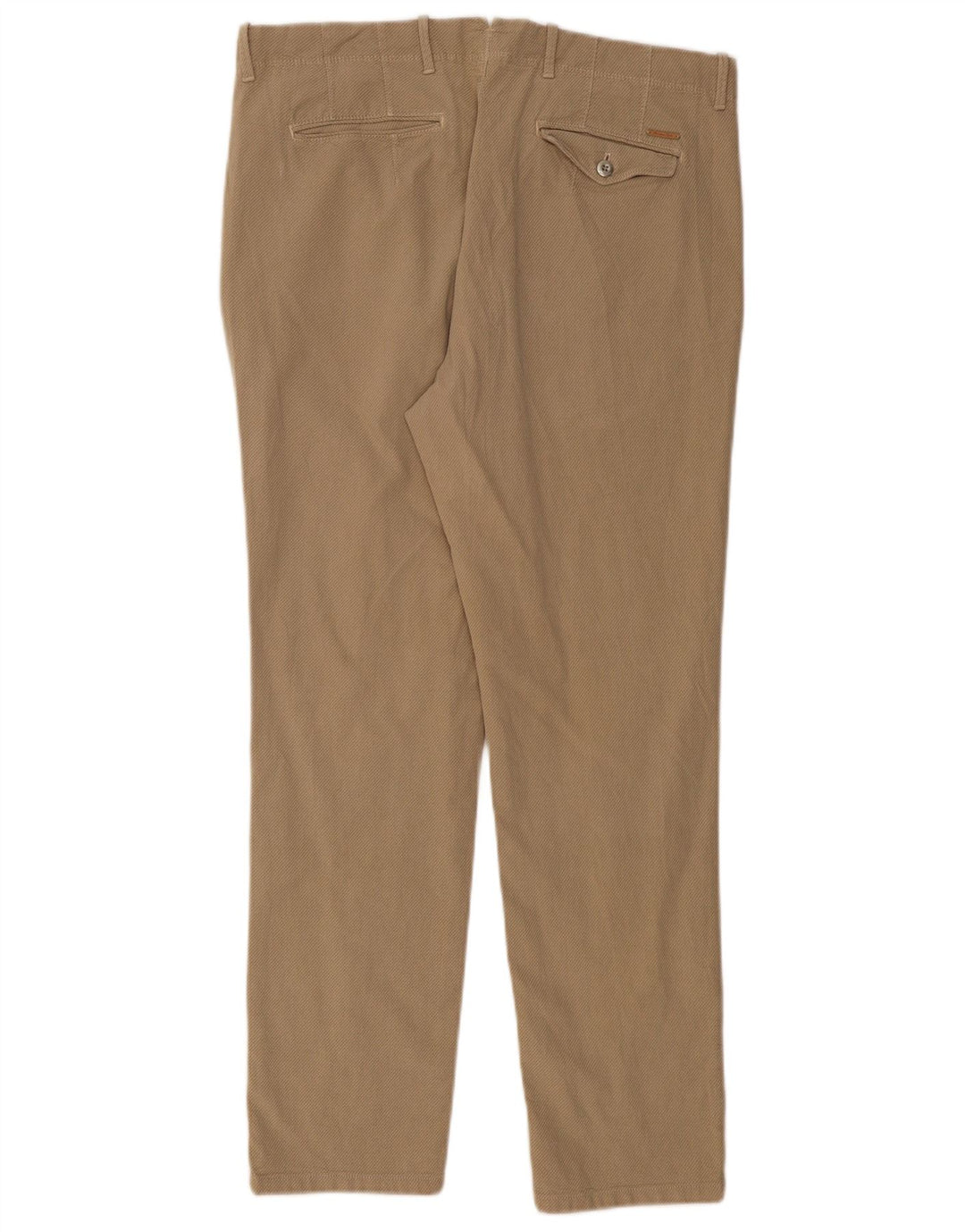 Мужские брюки-чиносы MASSIMO DUTTI Slim Fit EU 46 XL W36 L30, бежевый хлопок