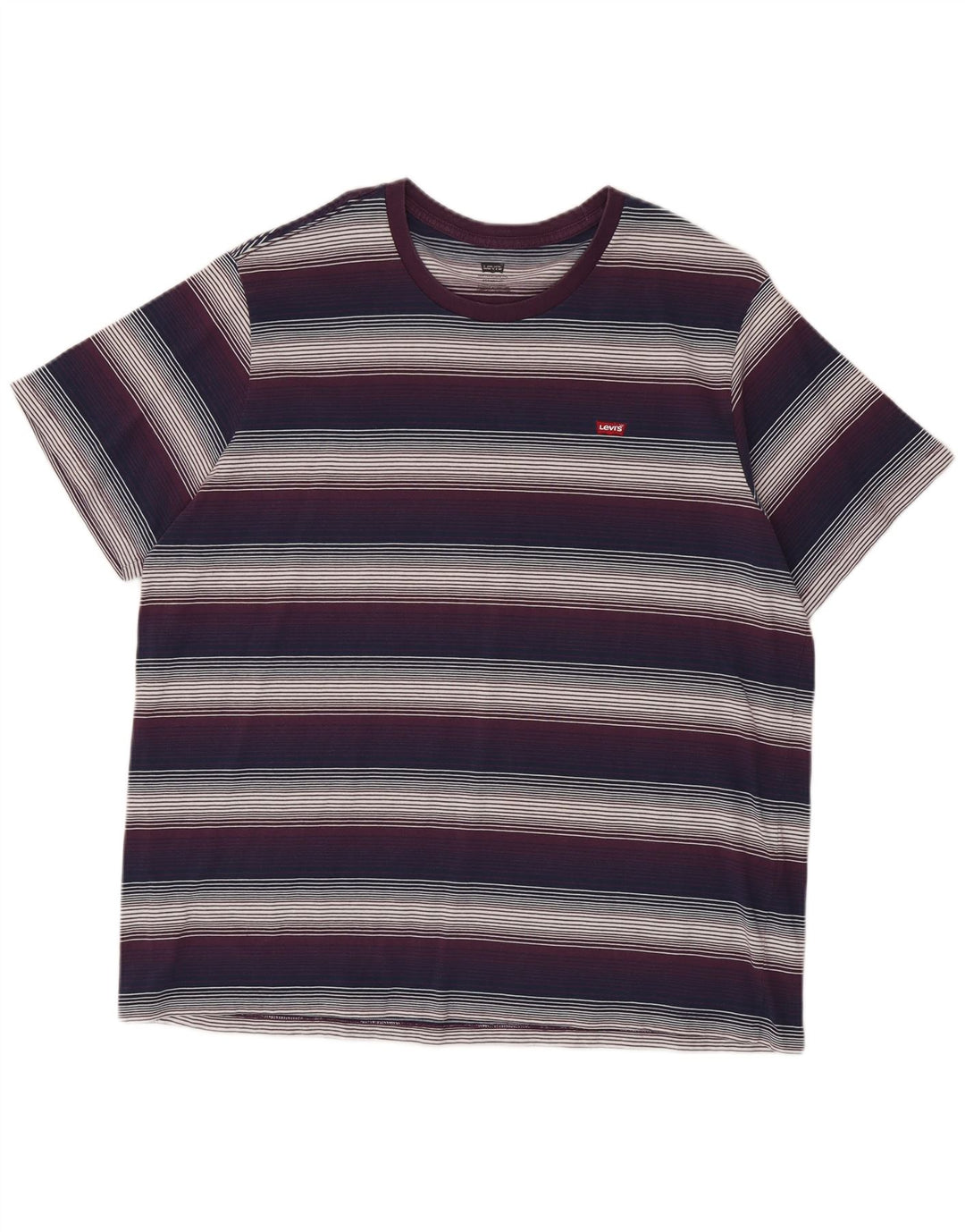 Мужская футболка Levi's Standard Top XL из хлопка в разноцветную полоску
