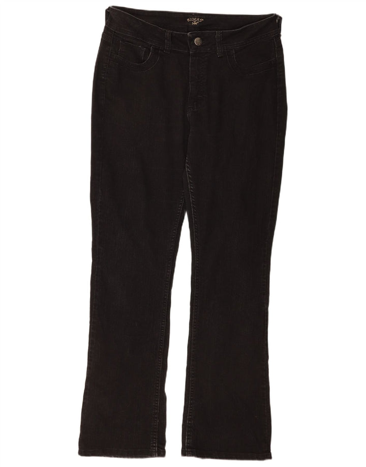 Женские джинсы Lee Riders Bootcut США 12, большие размеры W32 L21, черный хлопок