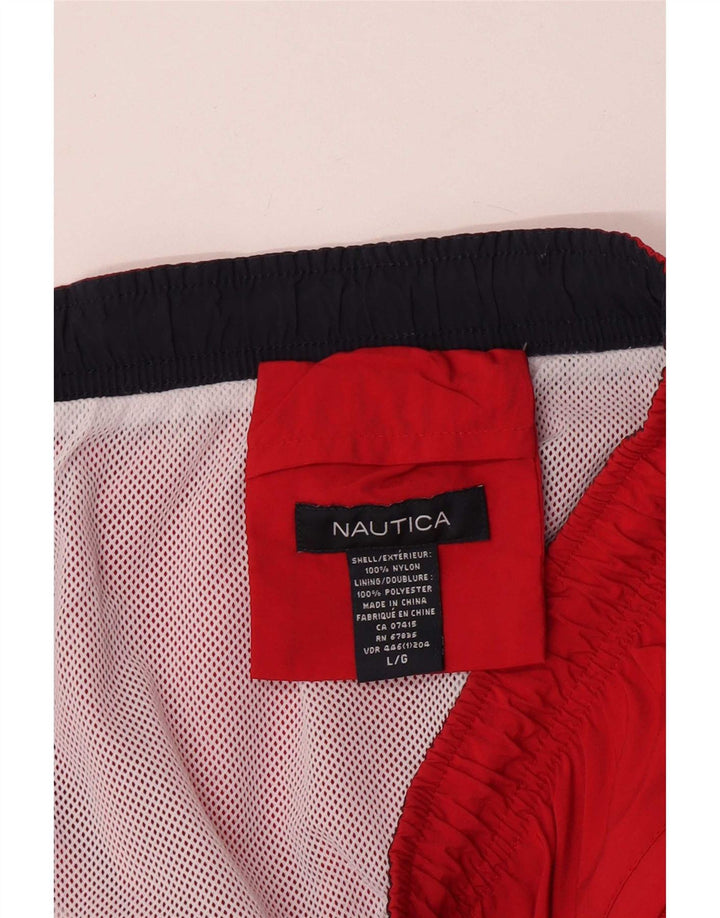 Мужские шорты для плавания Nautica, большие красные нейлоновые