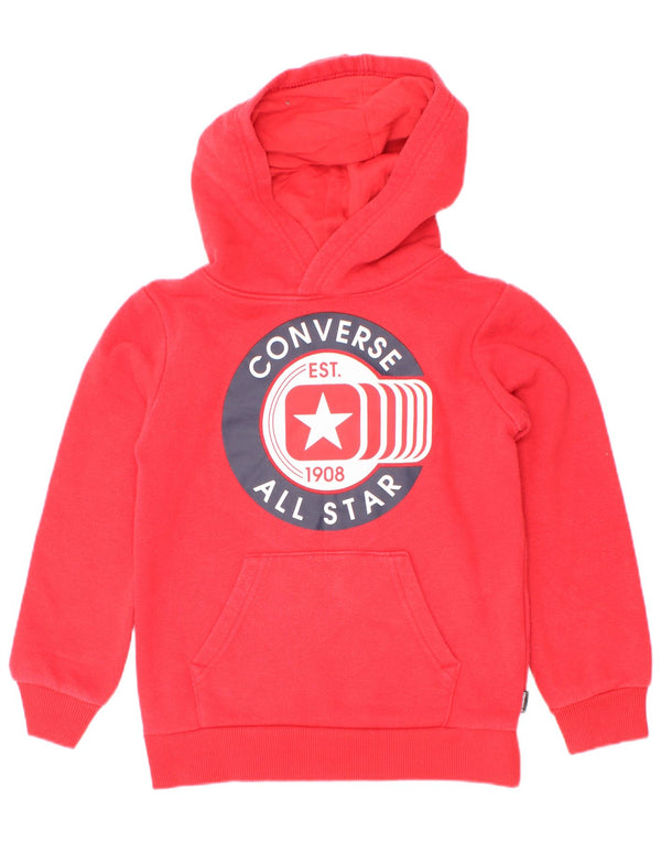 Худи Converse Boys с рисунком, 3-4 года, красный, хлопок