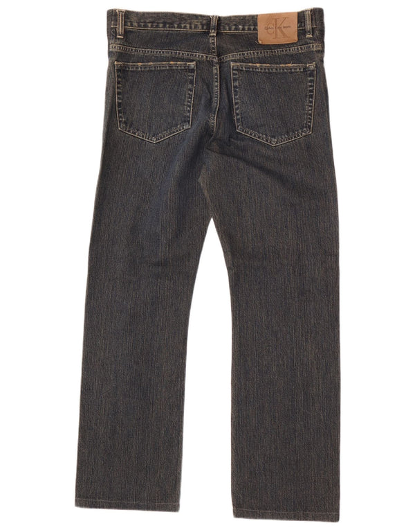 Мужские прямые джинсы Calvin Klein W31 L30 темно-синие, хлопок
