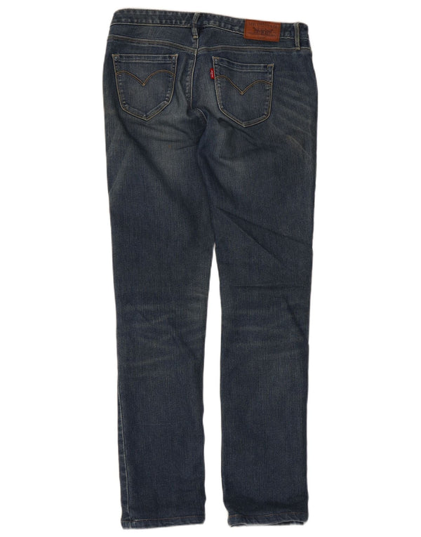 Женские узкие джинсы Levi's W28 L31 синие, хлопок