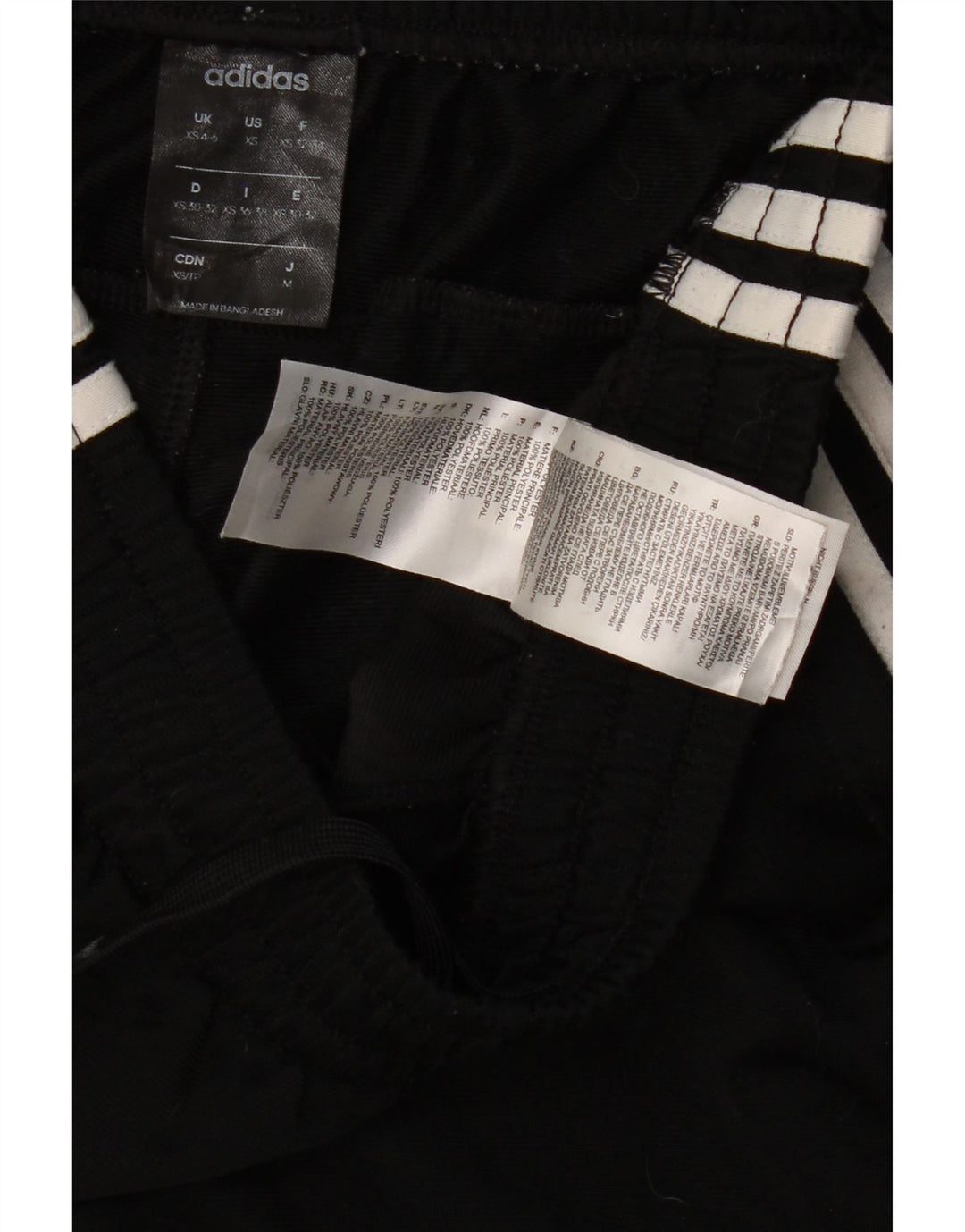 Женские спортивные брюки ADIDAS UK 4/6 XS, черный полиэстер