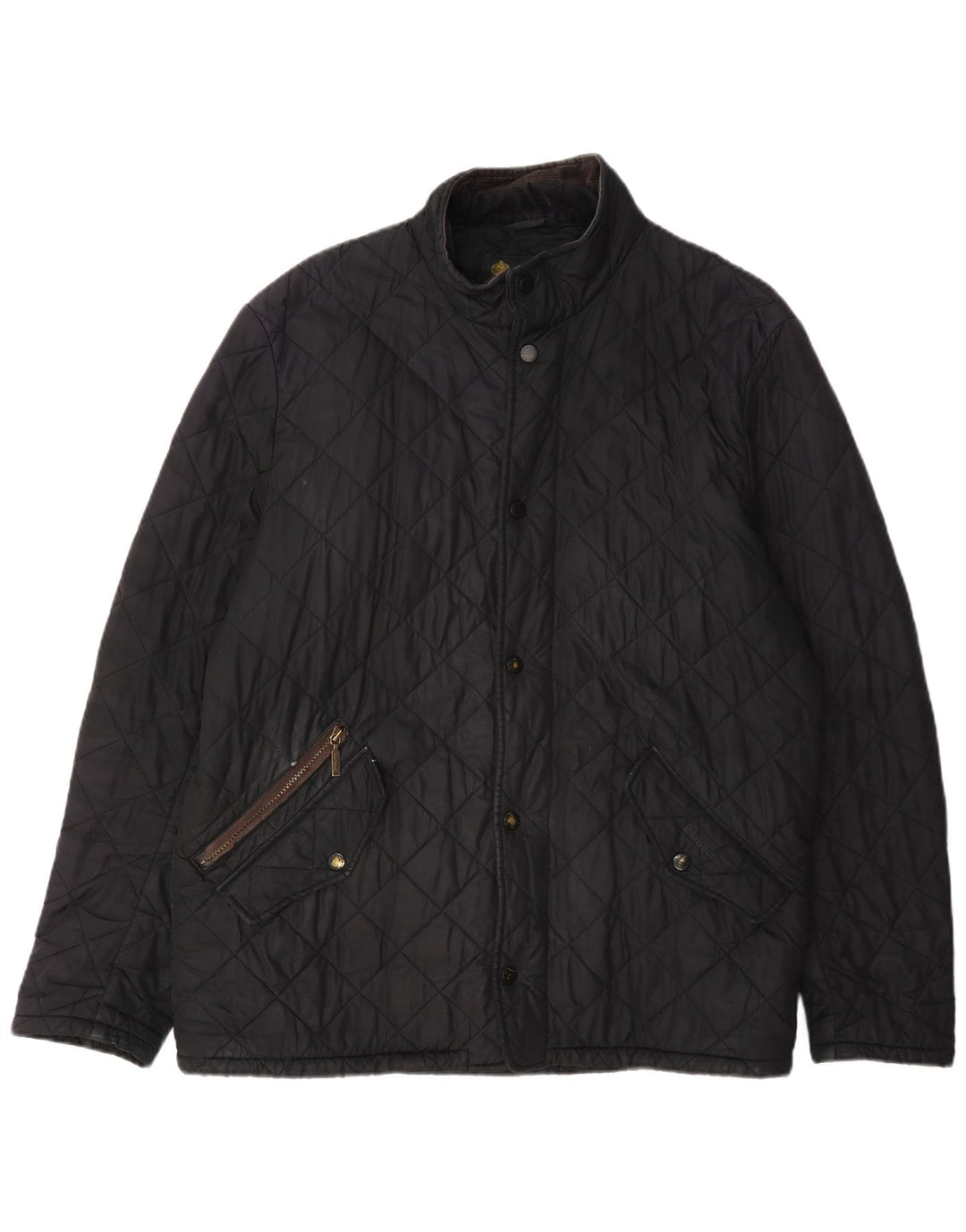 Мужская стеганая куртка Barbour UK 40, большая черная