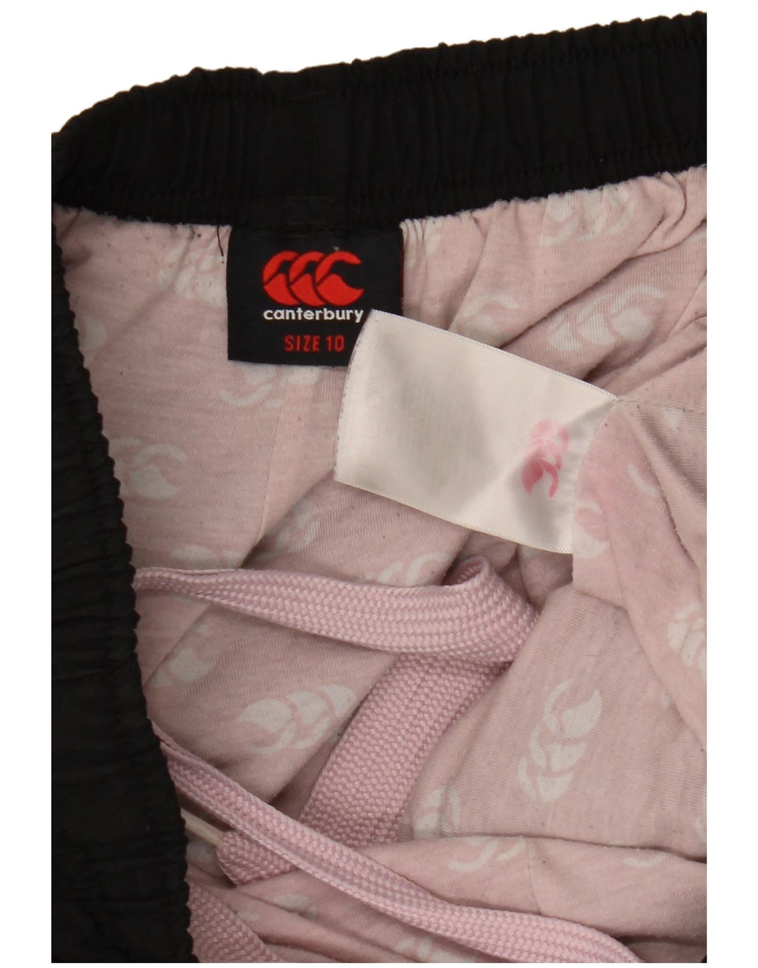 CANTERBURY Женские спортивные брюки с графическим рисунком UK 10, маленькие черные