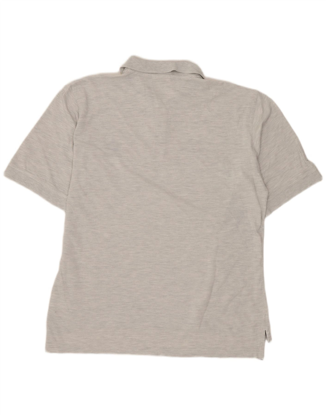 Мужская рубашка-поло ADIDAS UK 42/44, большой серый хлопок в крапинку