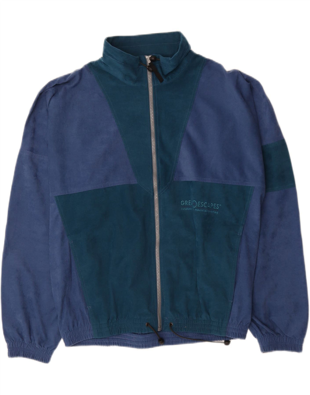 Мужской спортивный костюм Great Escapes Top Jacket IT 52, большой синий цвет с цветными блоками