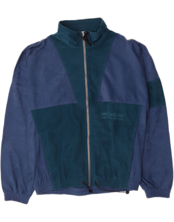 Мужской спортивный костюм Great Escapes Top Jacket IT 52, большой синий цвет с цветными блоками