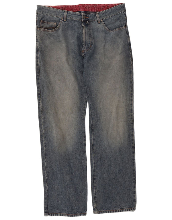 Мужские прямые джинсы Gant Jason Regular Fit W36 L32, синий хлопок