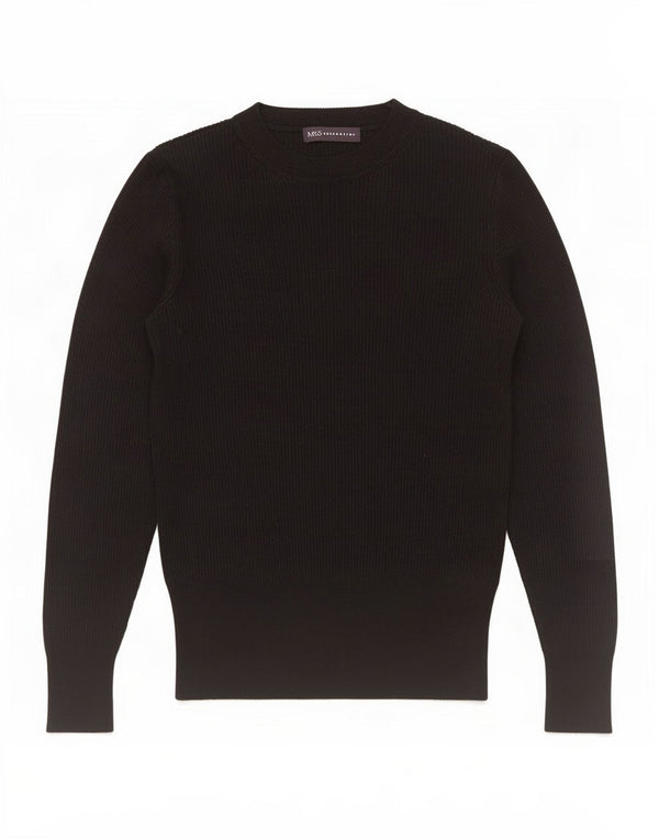 Женская блузка Marks & Spencer Top UK 8, маленькая, черная, вискоза