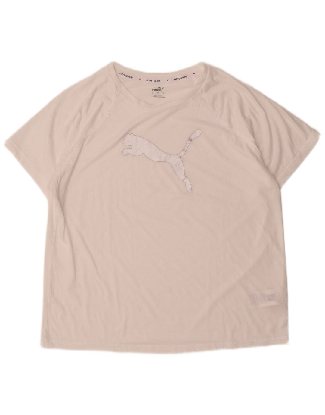 Мужская футболка с рисунком Puma, большой белый полиэстер