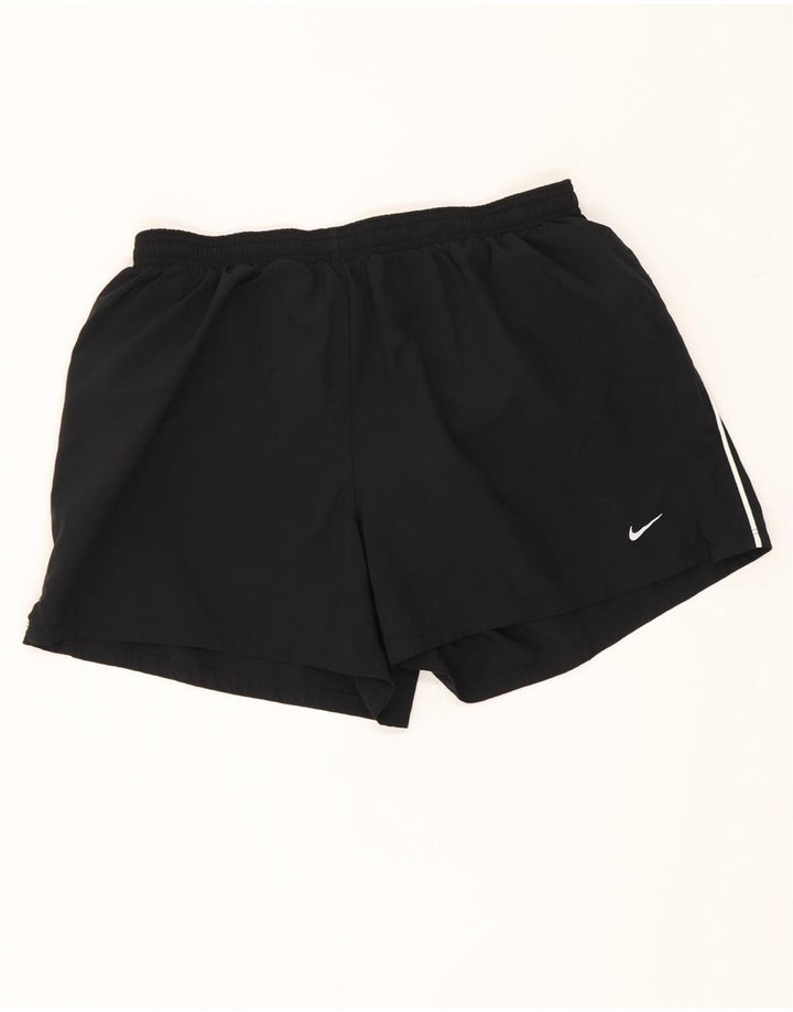 Женские спортивные шорты Nike Dri Fit UK 16, большие черные, полиэстер