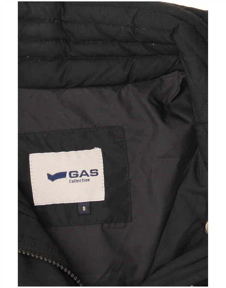 Женская стеганая куртка Gas UK 10, маленькая, черная