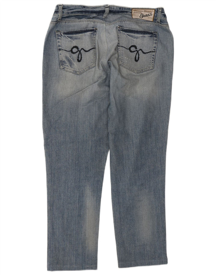 Женские прямые джинсы Guess W32 L27, синие, хлопок
