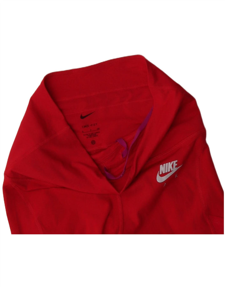 Женские леггинсы NIKE Dri Fit UK 8, маленький красный полиэстер