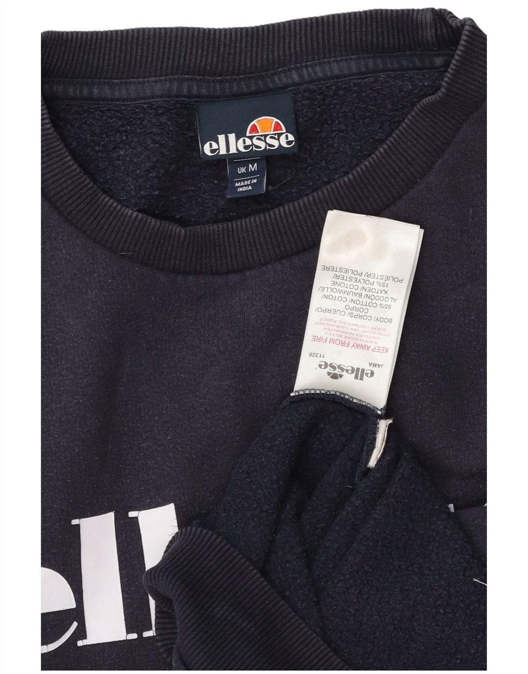 Ellesse Мужской свитшот с рисунком, средний, темно-синий