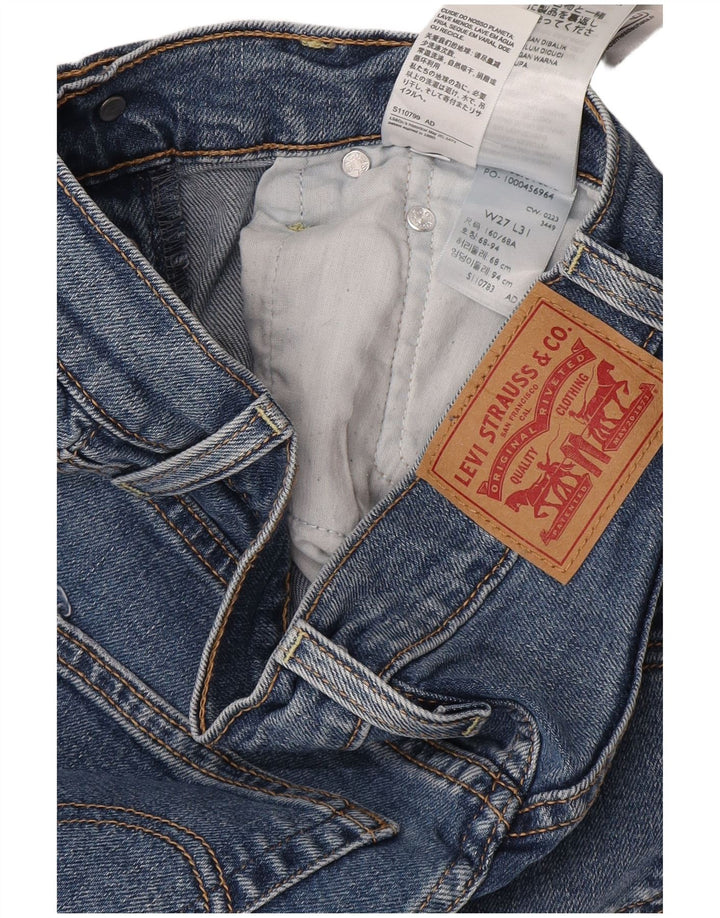 Женские джинсы Levi's Ribcage Bootcut W27 L31, синие, хлопок