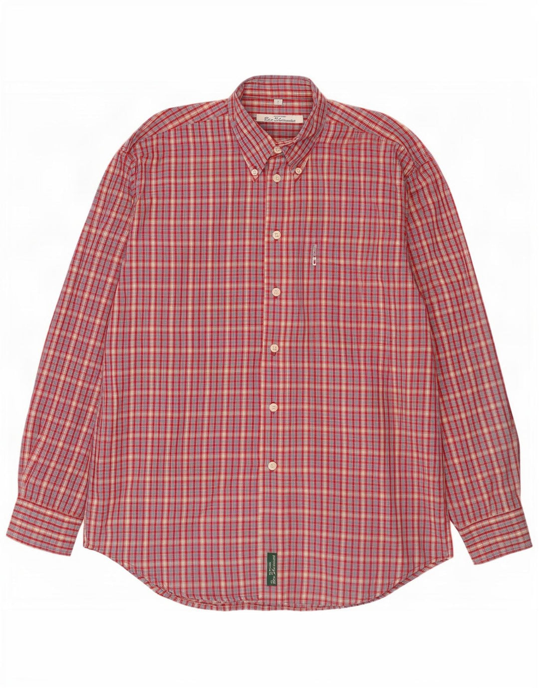 Мужская рубашка Ben Sherman в красную клетку среднего размера