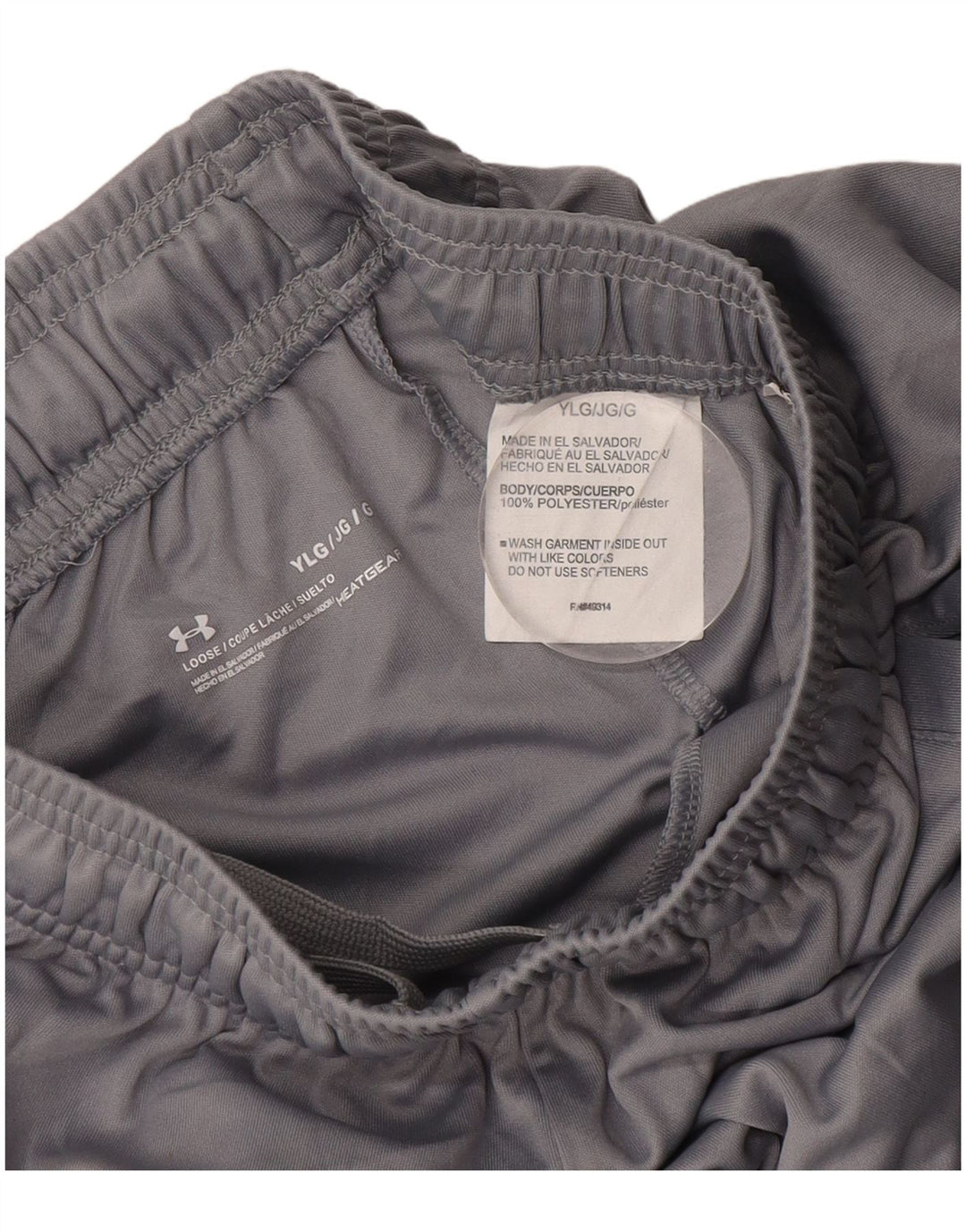 Спортивные шорты с графическим рисунком UNDER ARMOR для мальчиков Penn State, 11–12 лет, большие серые