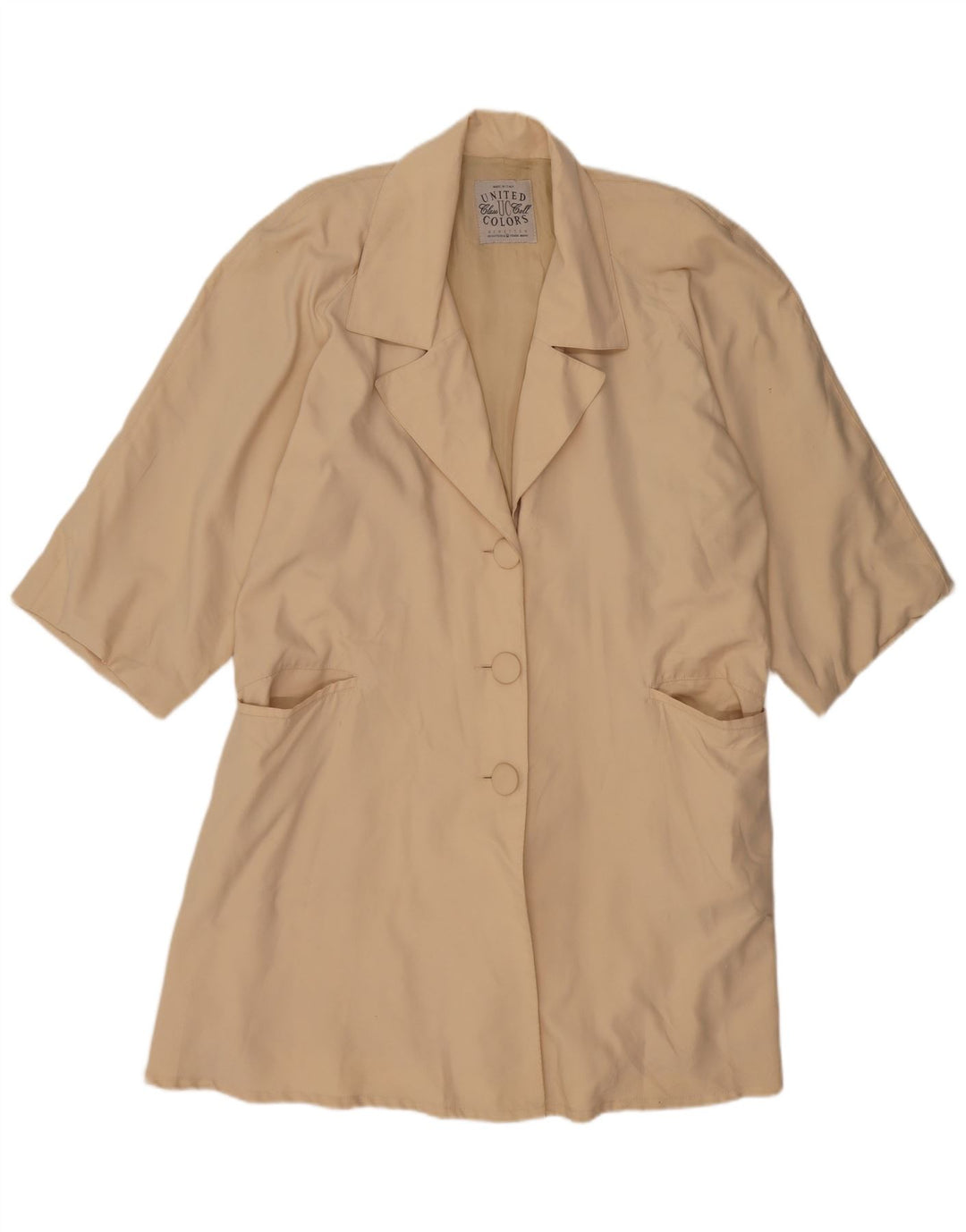 Женский удлиненный кардиган оверсайз Benetton Top IT 44 Medium Beige