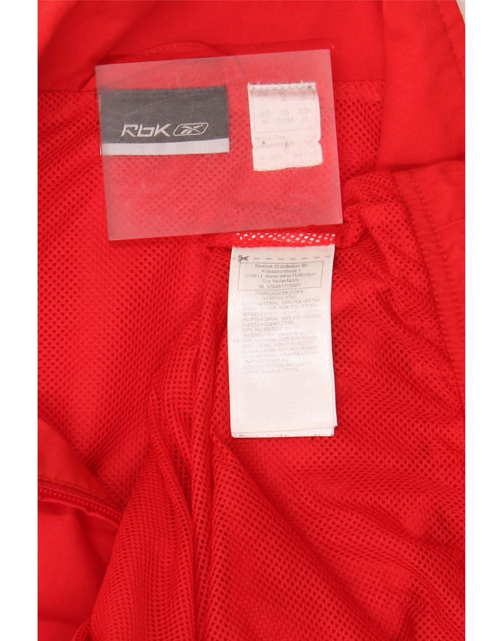 Мужская спортивная куртка Reebok XL, красный полиэстер