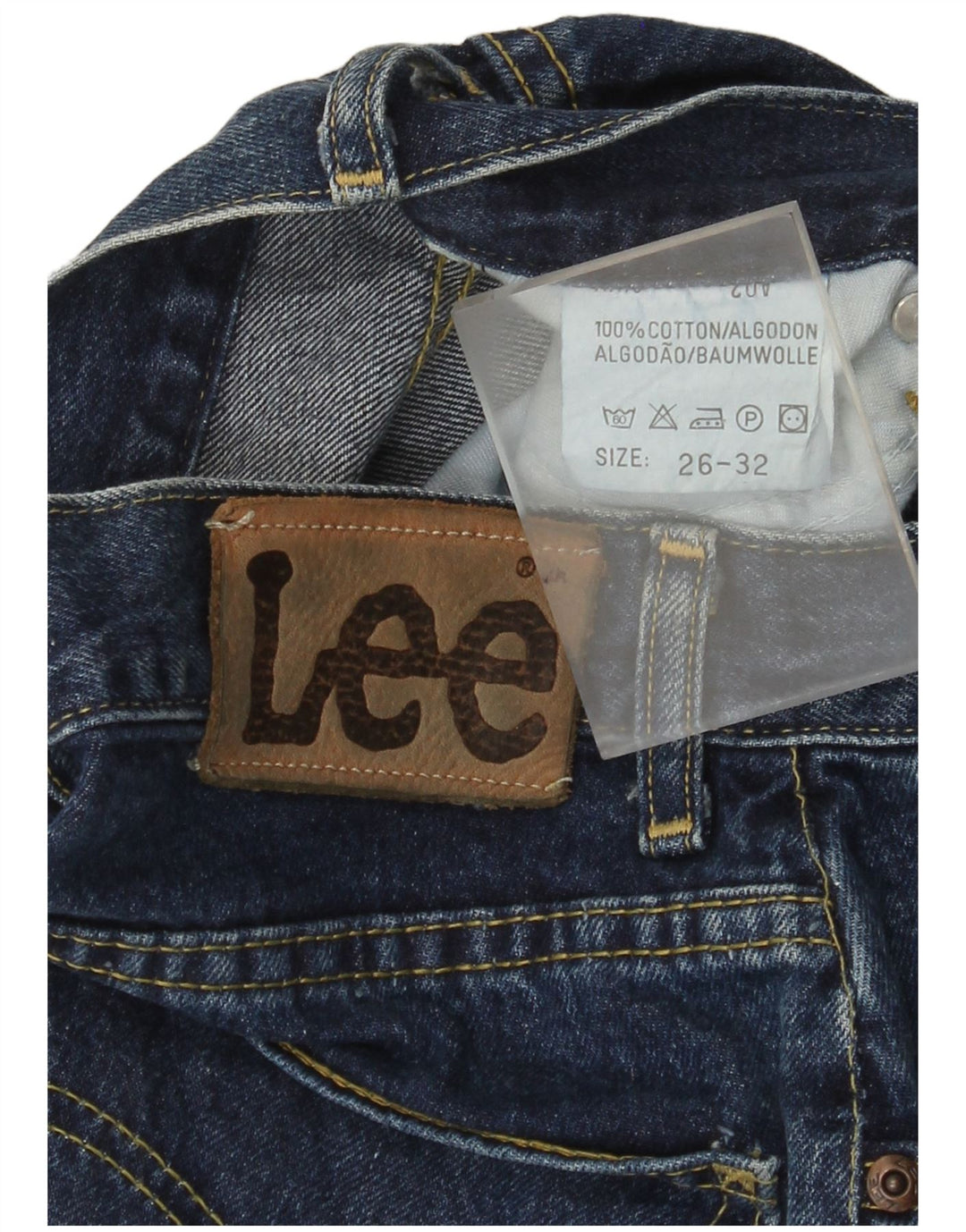 Женские расклешенные джинсы Lee W26 L32, синий хлопок