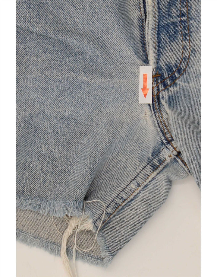 Женские джинсовые шорты Levi's W28, средние синие