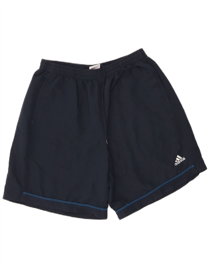Мужские спортивные шорты Adidas, большие темно-синие, полиэстер