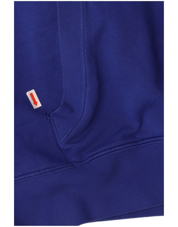 Мужской джемпер с капюшоном CONVERSE, большой синий, хлопковый