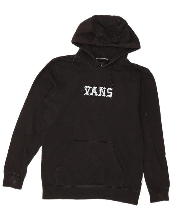 Мужской джемпер с капюшоном с графическим рисунком Vans XS, черный хлопок