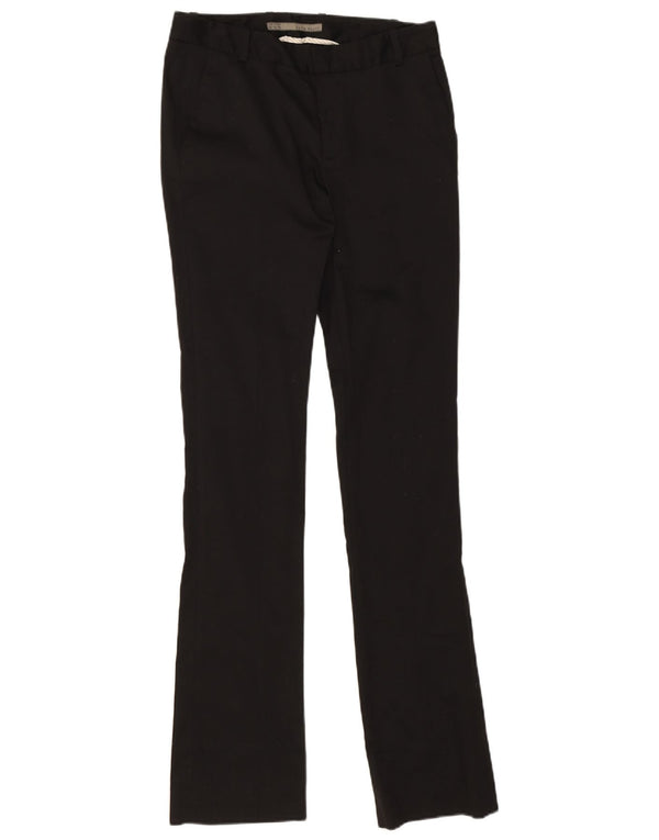 Женские узкие брюки-чиносы Zara EU 36 XS W26 L33, черные, хлопковые