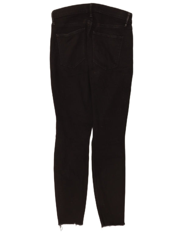 Женские джинсы скинни Gap W28 L27, черный хлопок