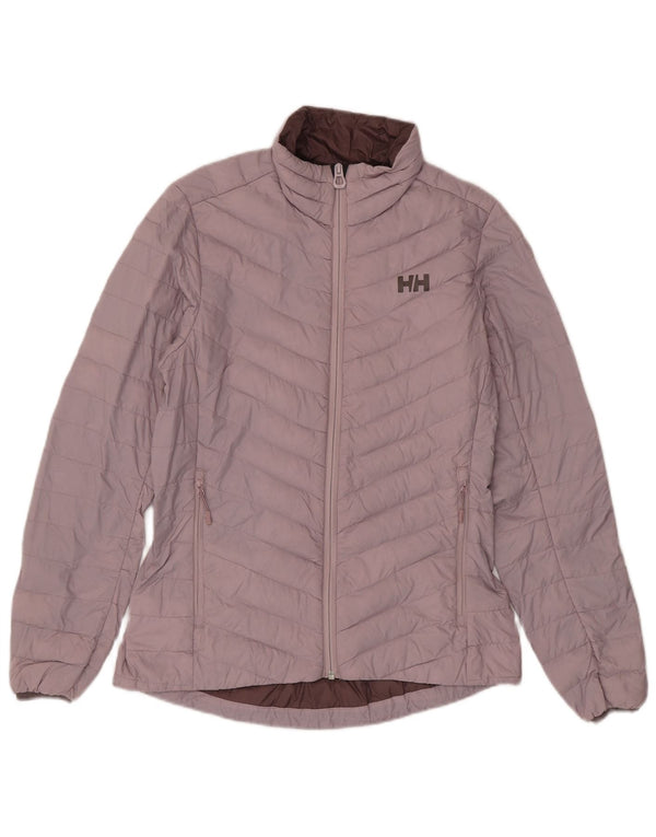 Женская стеганая куртка Helly Hansen UK 10, маленькая, фиолетовый, полиамид