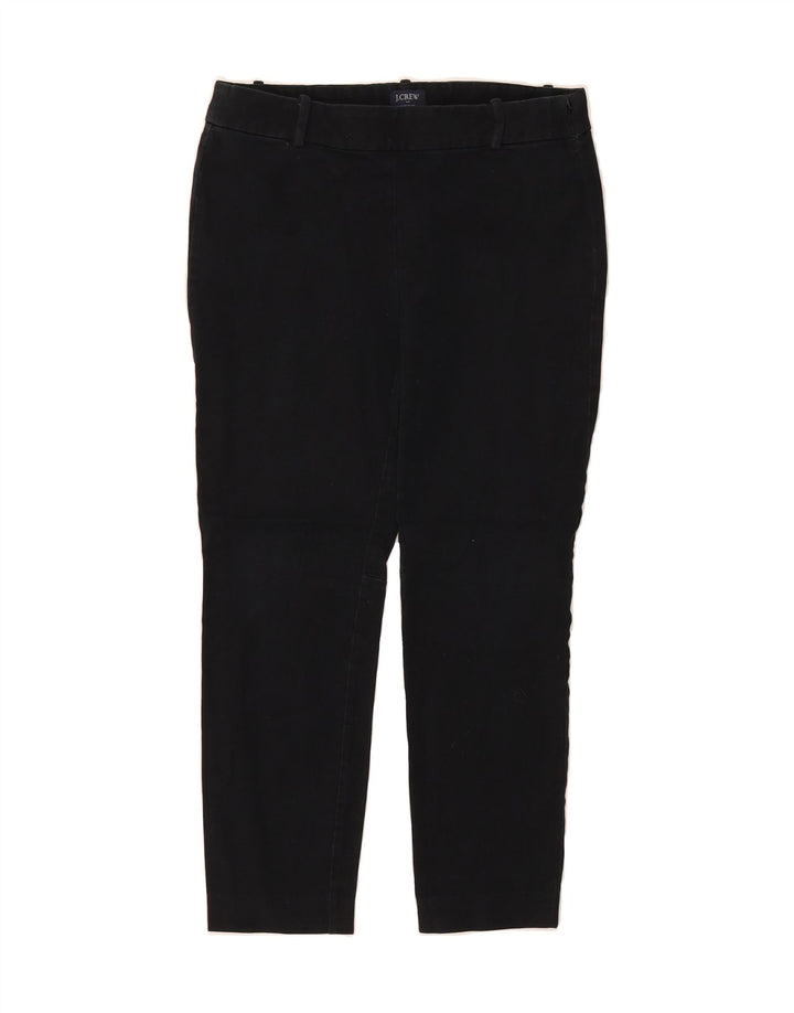 J. CREW Womens Winnie Slim Cropped Trousers US 6 Medium W30 L24 Black Vintage J. Crew and Second-Hand J. Crew from Messina Hembry 