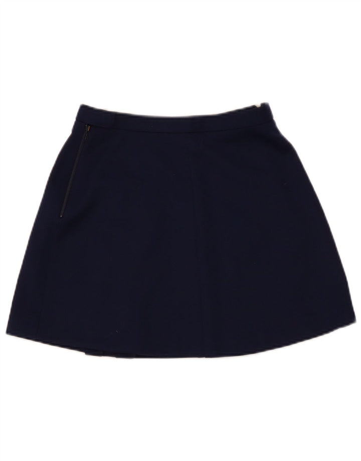 Lacoste Женская мини-юбка EU 38 Medium W24 Темно-синий полиэстер