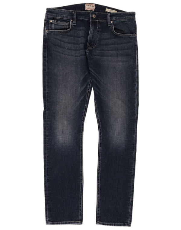 Мужские джинсы Guess Miami Super Skinny W34 L32, темно-синие, хлопок