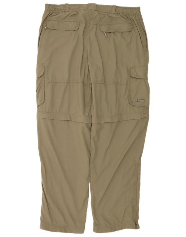 Мужские прямые брюки-карго Columbia XL W38 L33, хаки, нейлон
