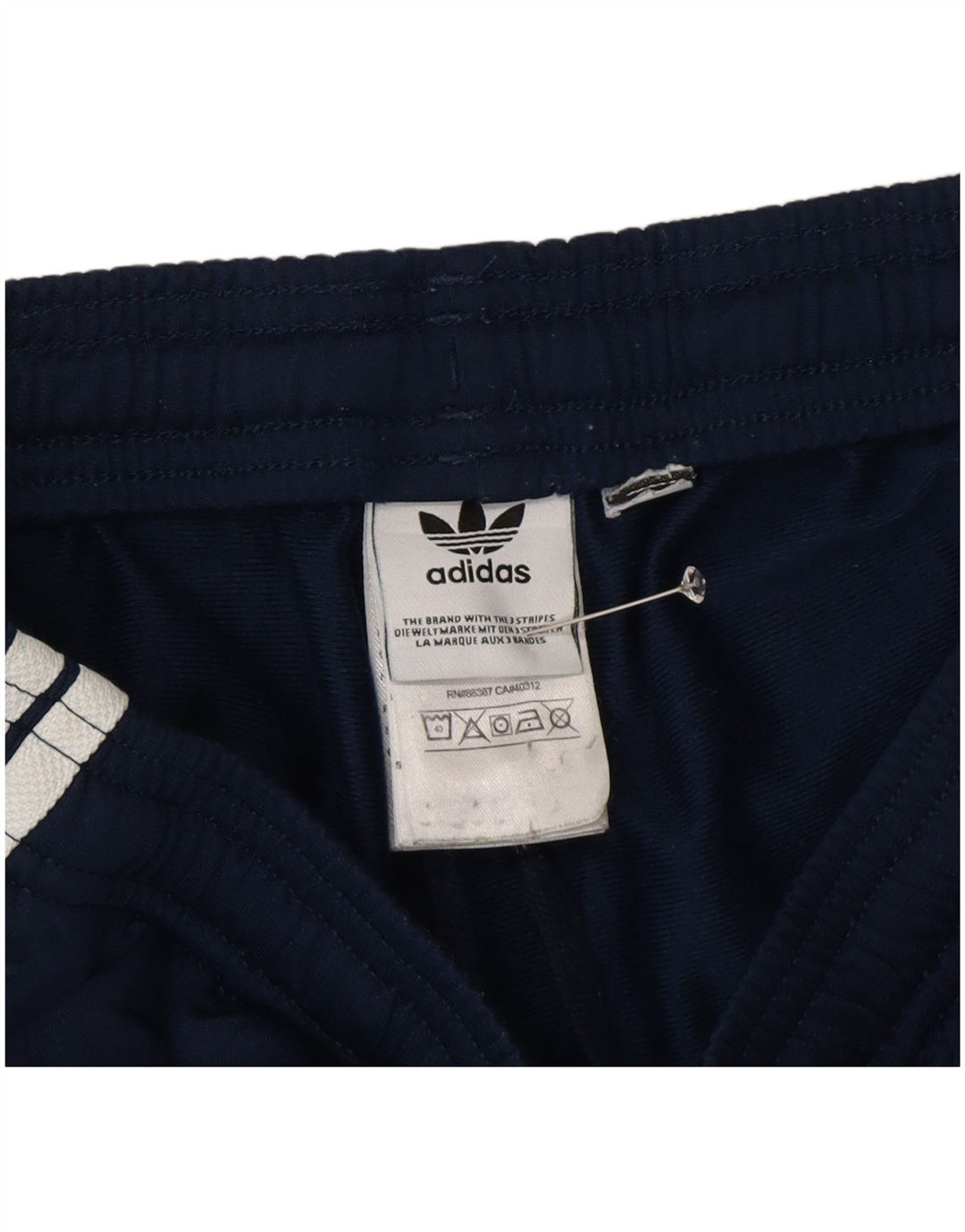 Adidas Мужские спортивные брюки Джоггеры Маленькие темно-синие полиэстер