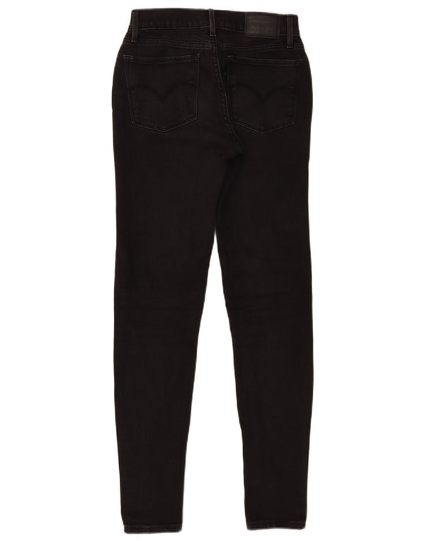 Levi's Womens 710 Super Skinny Jeans W26 L30 Black