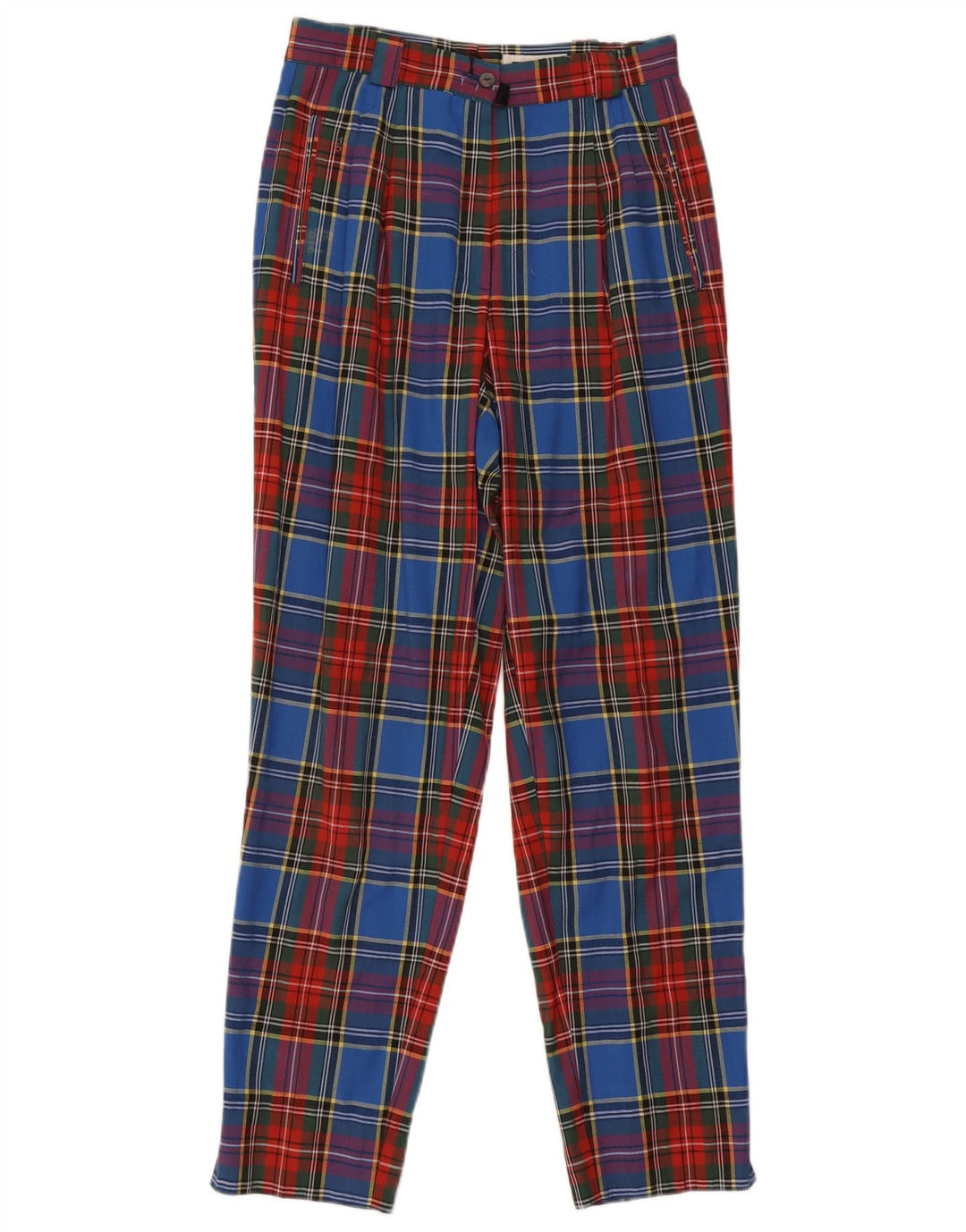 GARDEUR Женские костюмные брюки UK 12 Medium W28 L29 Разноцветная клетка