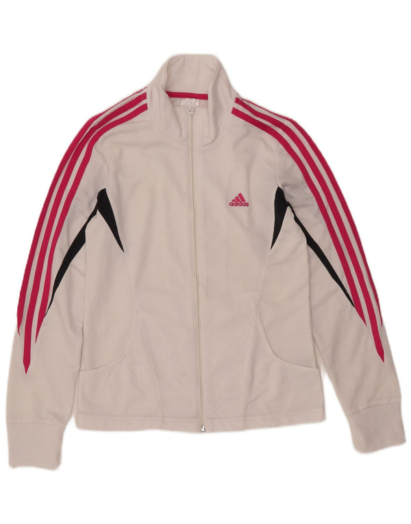 Женский спортивный костюм ADIDAS Top Jacket UK 12 Medium White Colorblock