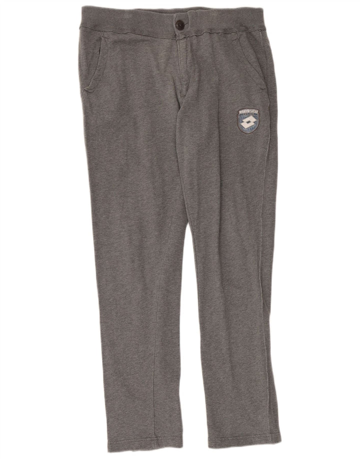 LOTTO Mens Slim Casual Trousers Medium W38 L33 Grey