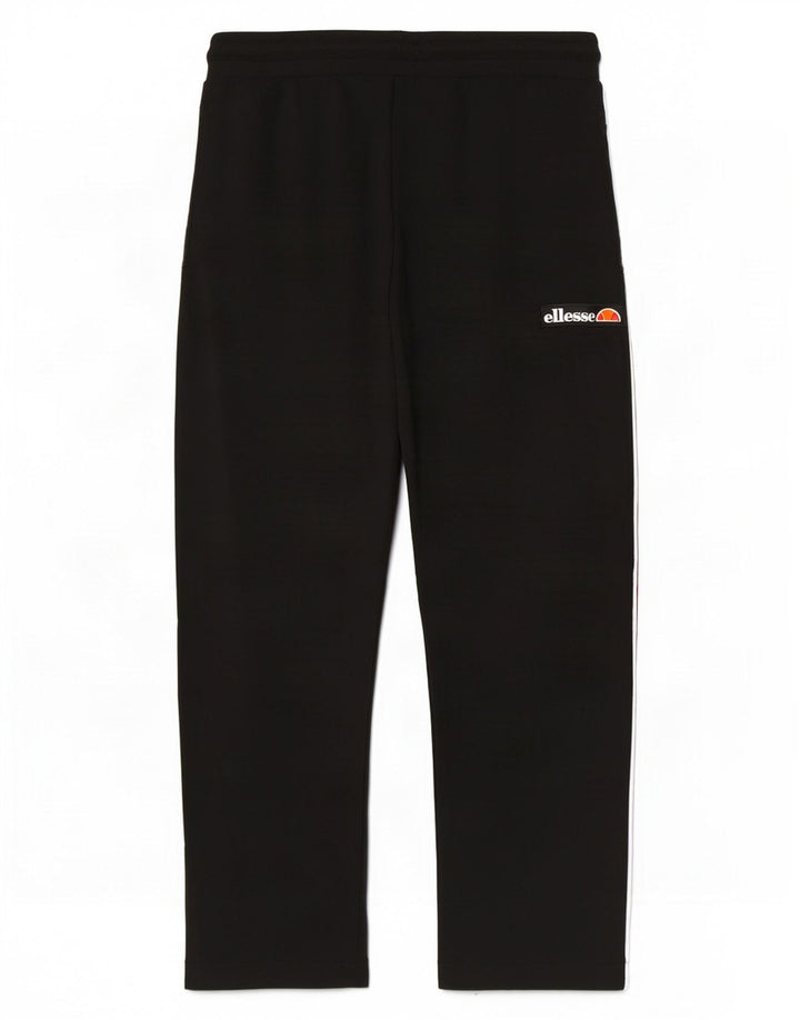 Ellesse Мужские спортивные брюки с графическим рисунком, средний черный, хлопок с цветными блоками