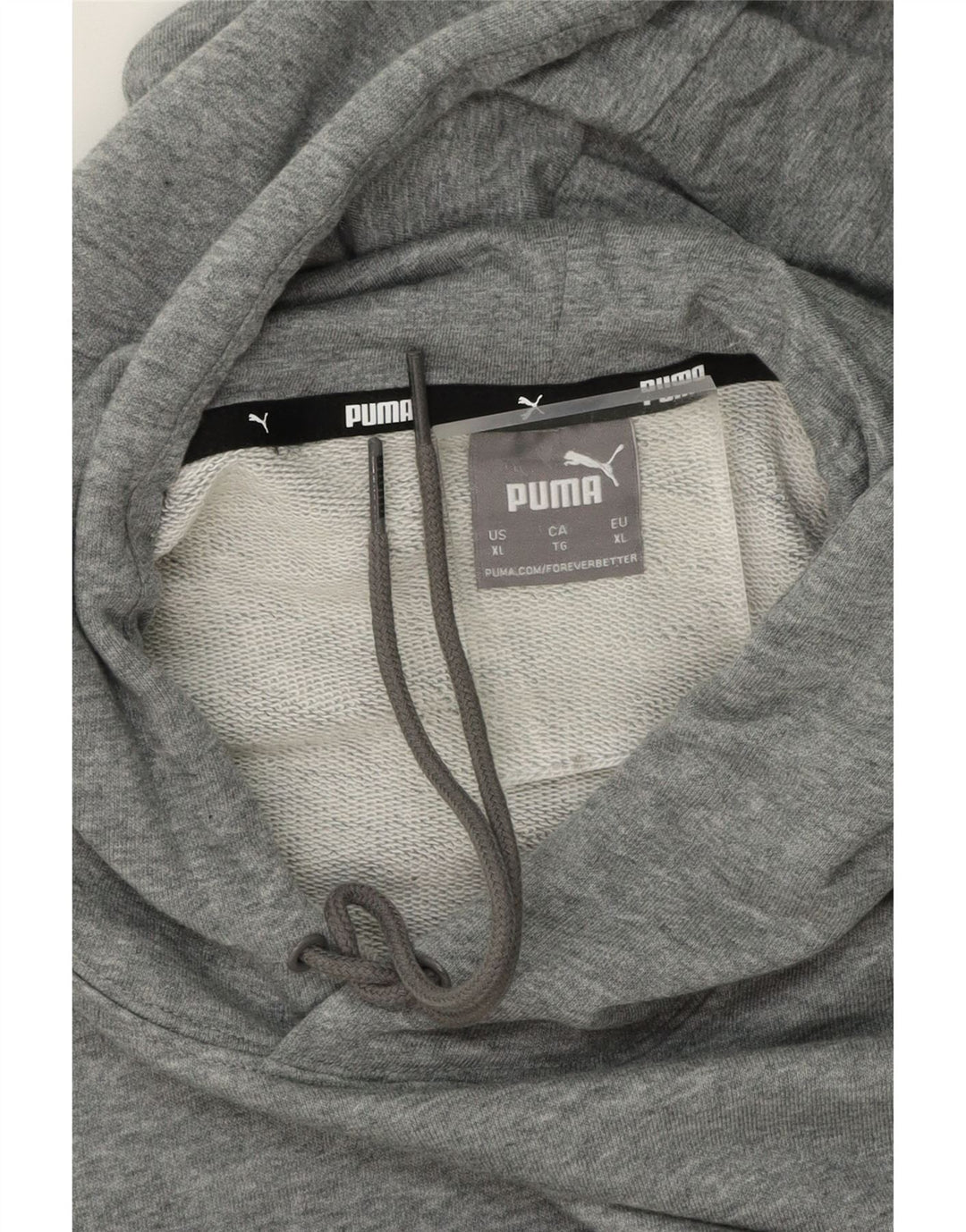 PUMA Mens Hoodie Jumper XL Grey Vintage Puma and Second-Hand Puma from Messina Hembry 