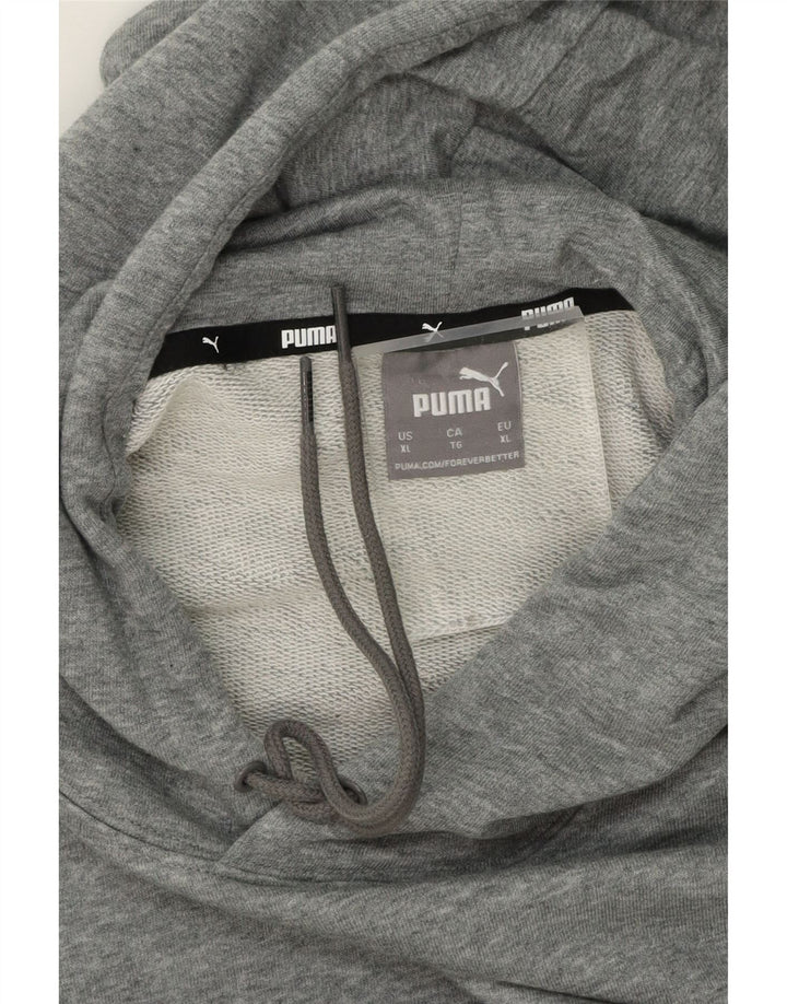 PUMA Mens Hoodie Jumper XL Grey Vintage Puma and Second-Hand Puma from Messina Hembry 