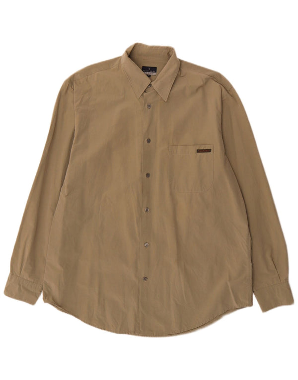 Мужская рубашка стандартного кроя Trussardi XL, хаки