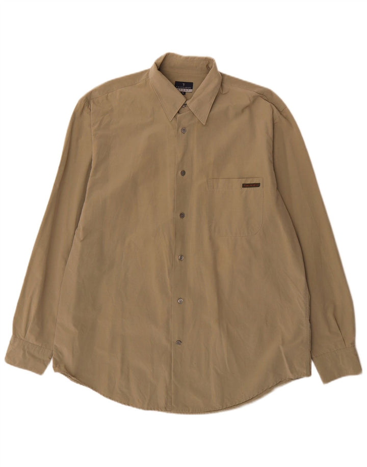 Мужская рубашка стандартного кроя Trussardi XL, хаки